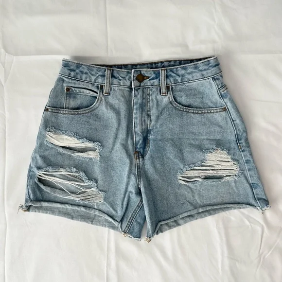 Billabong Denim Distressed Shorts - Picture 3 of 8